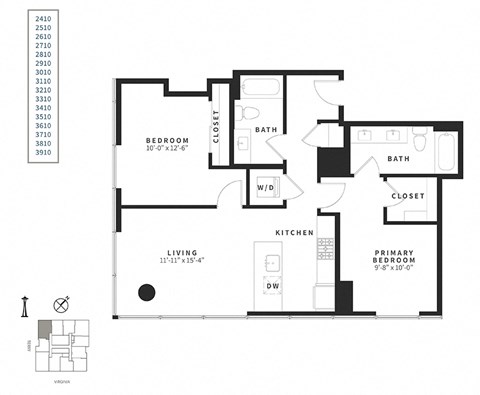 a floor plan of a house